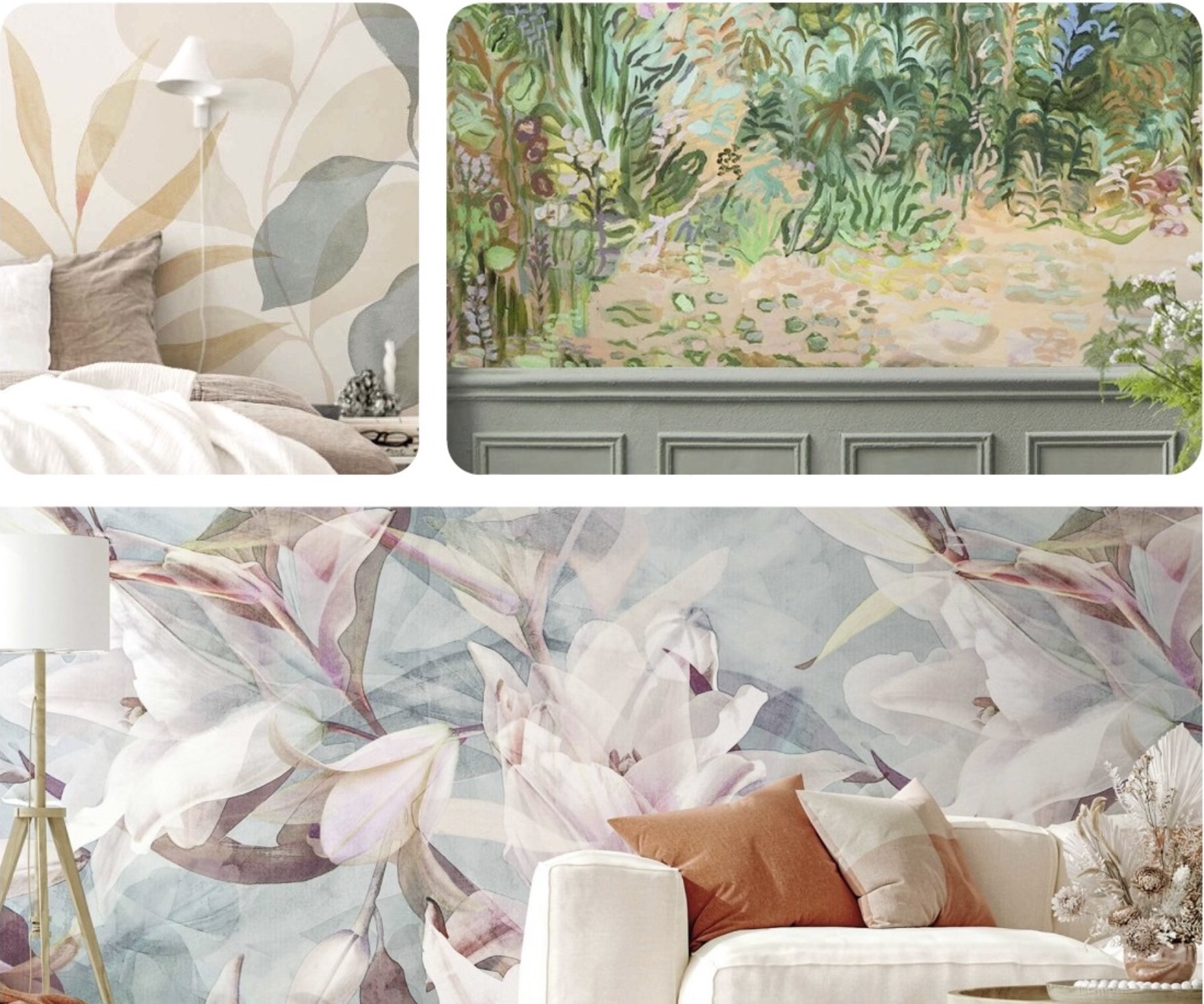 abstract wall mural designs